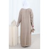Abaya set Nouha taupe