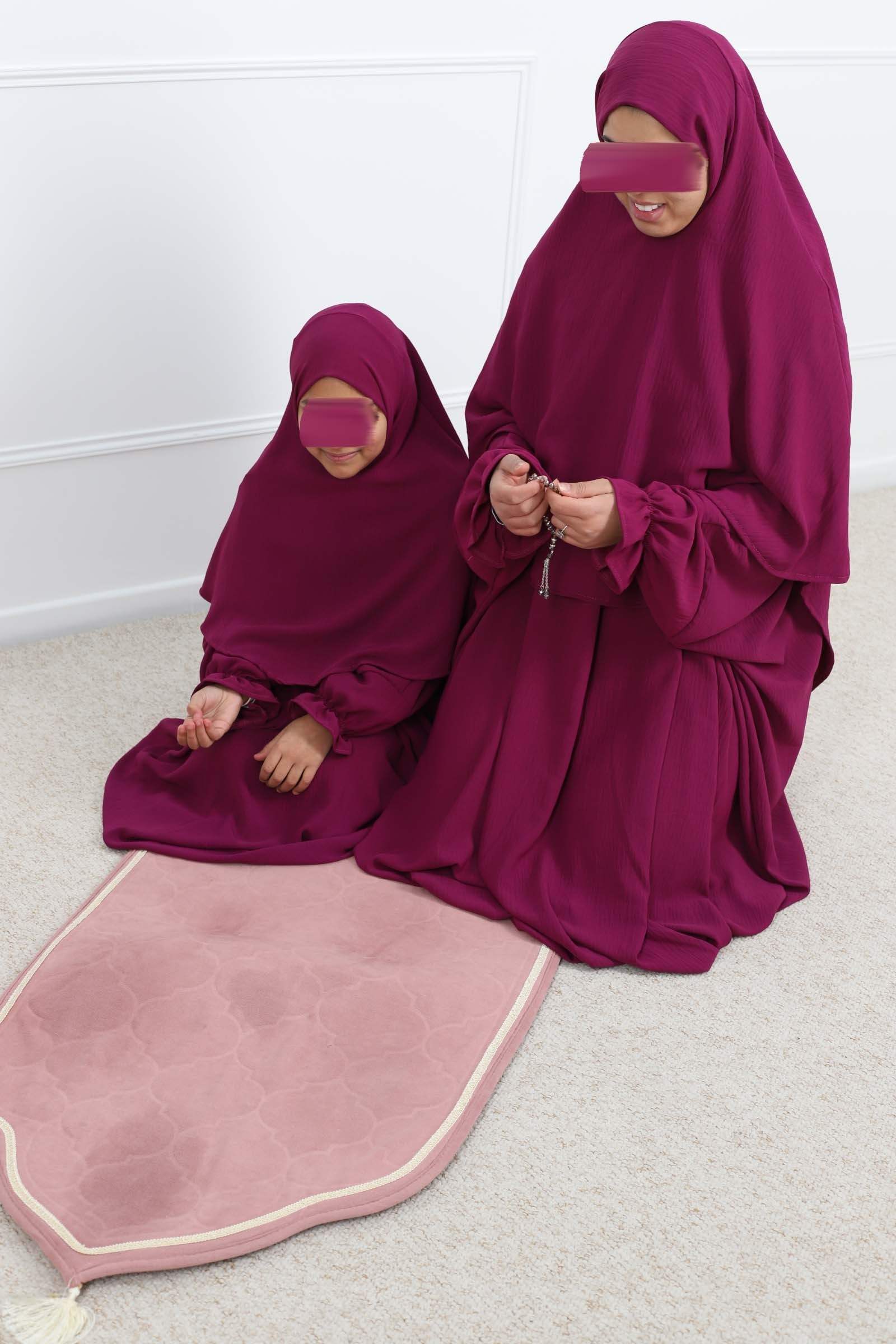 Abaya de pière femme , jilbab pour la prière ramadan 2024