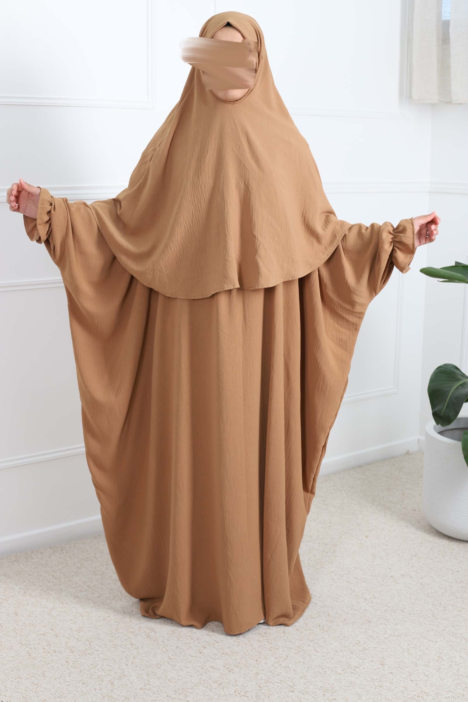 Abaya de pière femme , jilbab pour la prière ramadan 2024
