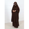 Jilbab two pieces lycra sleeves