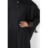 Abaya Bahrein Mani noir