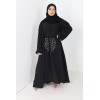 Abaya Dubai Zayna 3 pieces black
