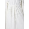 Abaya Dubai Zayna 3 pieces white
