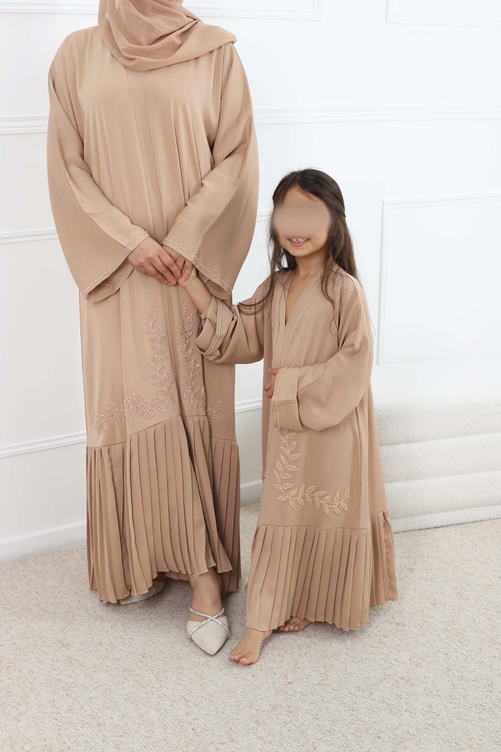 Abaya mère -fille dubai , tenue pour enfant