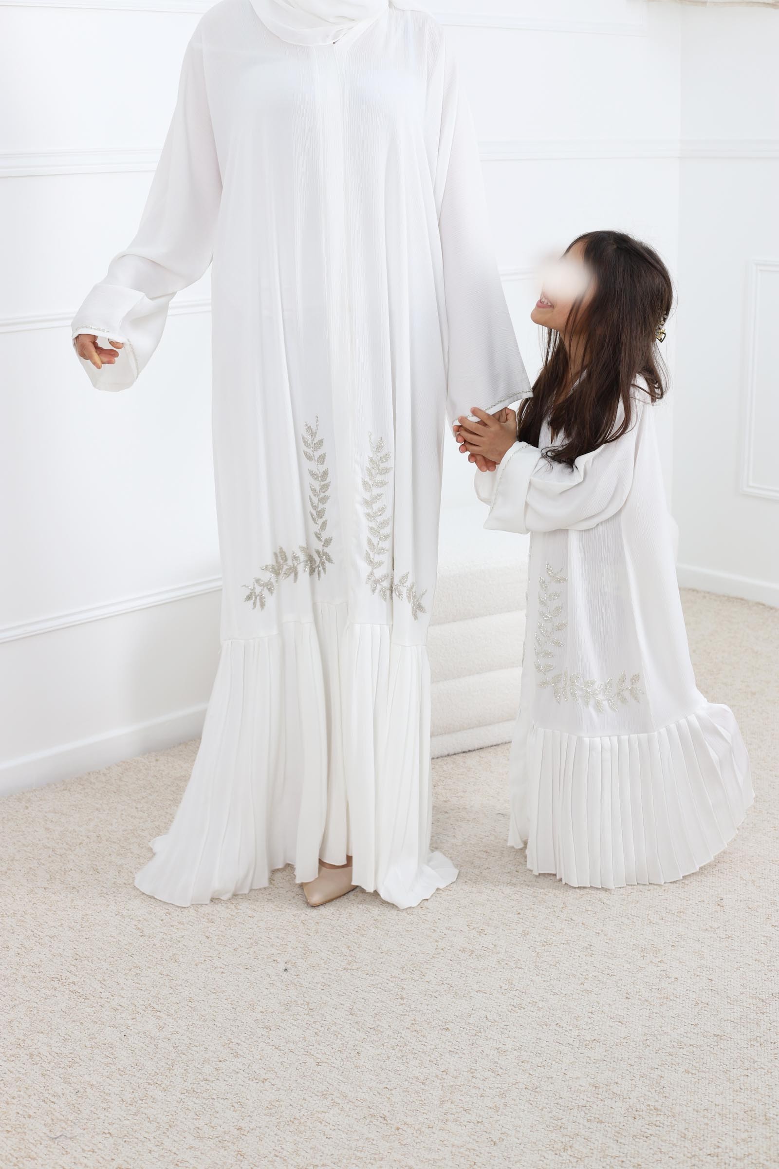 Mother-daughter abaya Dubai outfit for girls 2024
