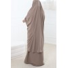 Jilbab two pieces lycra sleeves