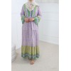 Robe imprimé vert