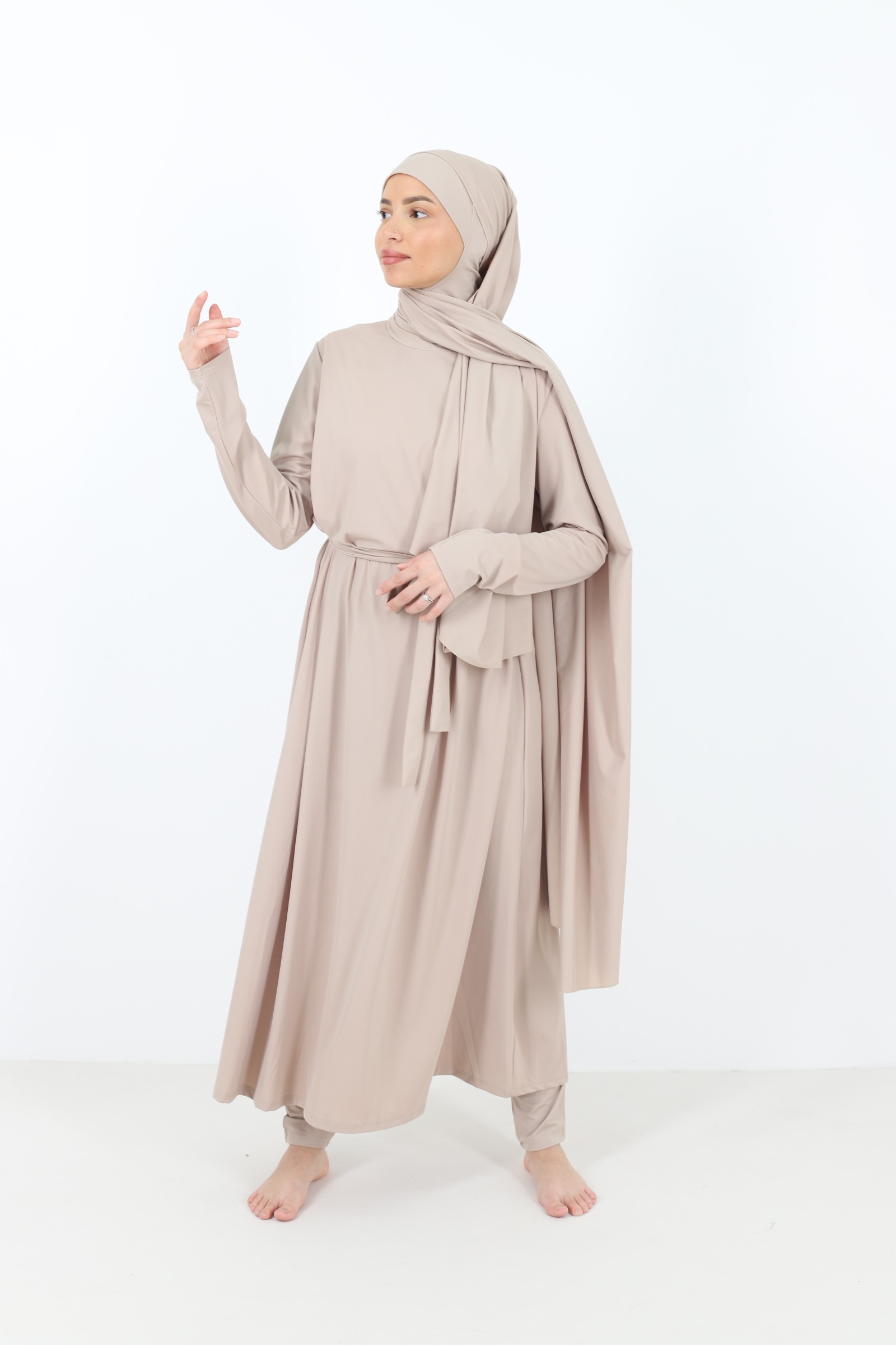 Burkini mastour femme moderne musulmane maillot de bain musulman 