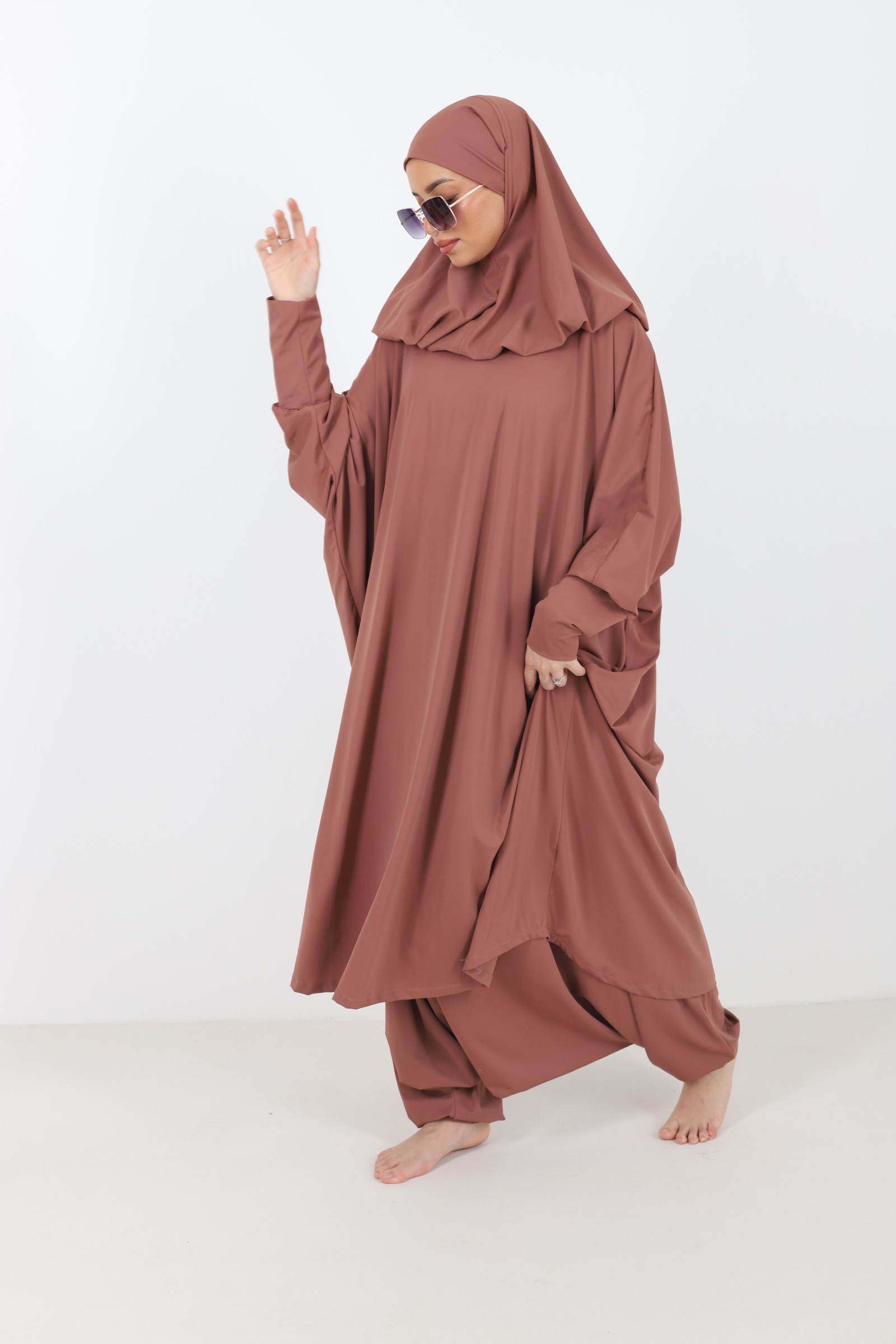 Jilbab de bain femme grande taille musulmane Burkini jilbab islamique