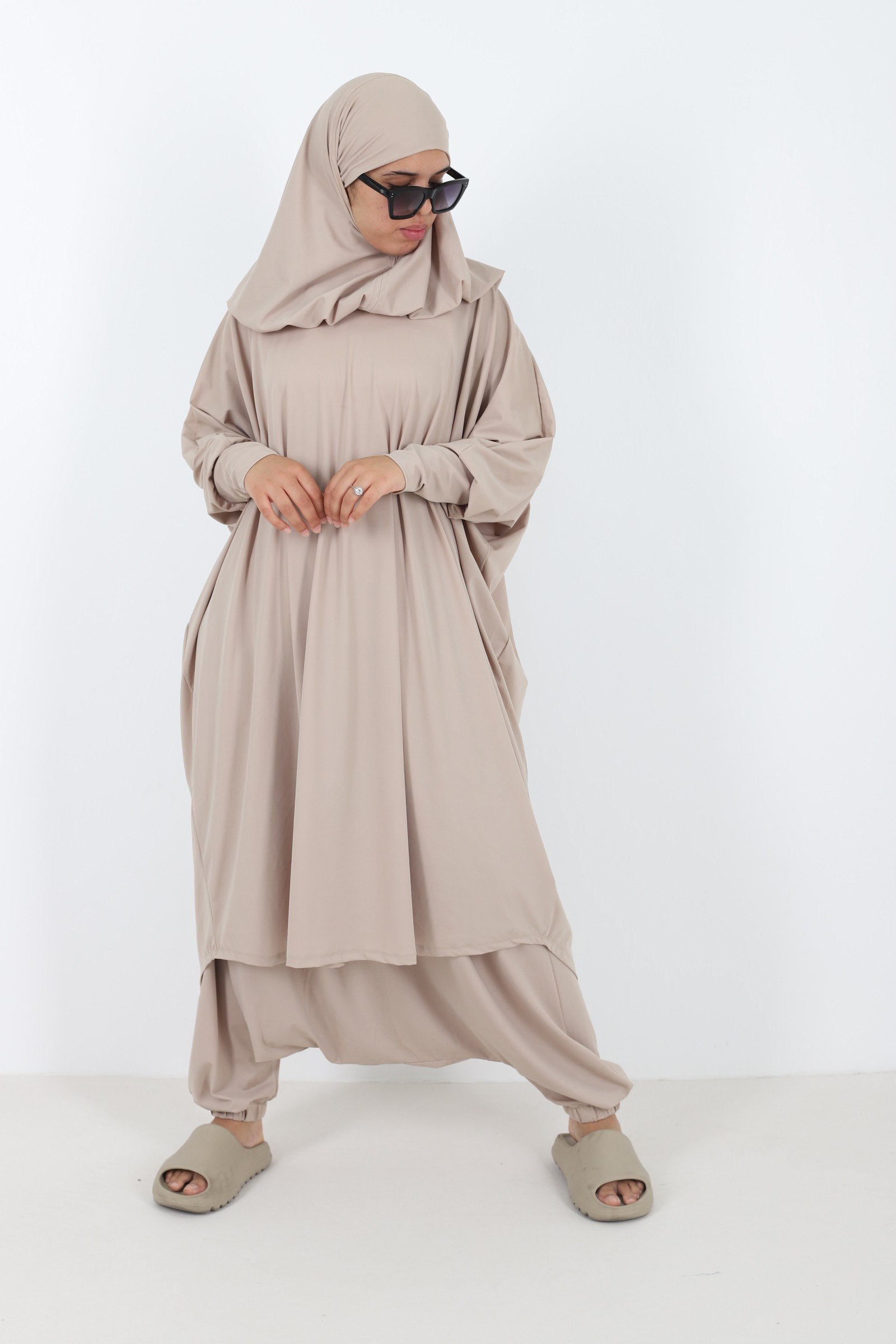 Swim burkini jilbab for women modest mastoura swimwear 2024