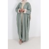 Abaya Bahreïni Aura vert