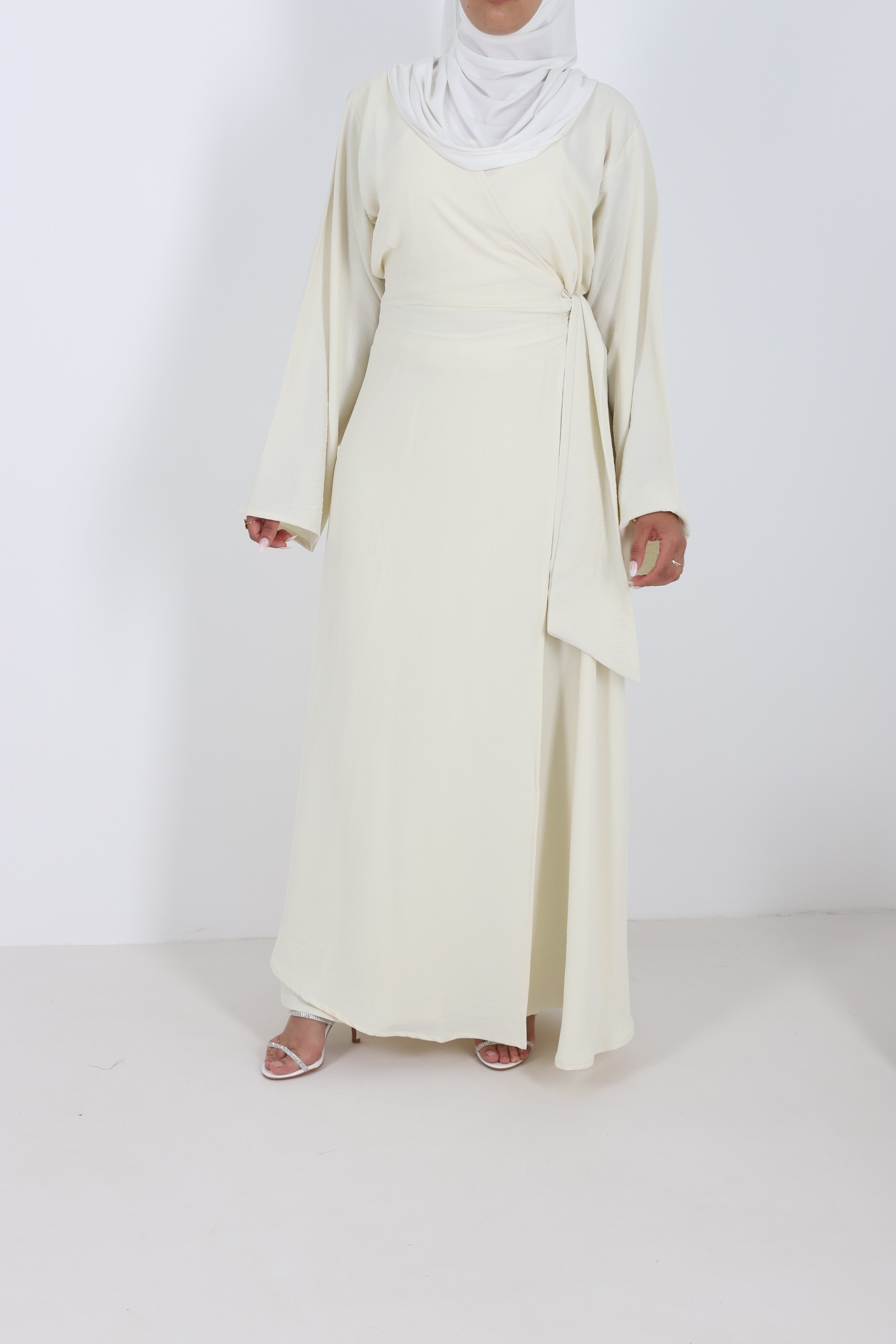 Robe longue à nouer, robe d'été pour femme - summer collection Aid