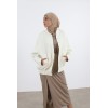 Bomber oversize ecru