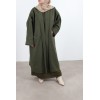 Belted long coat