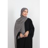 Hijab à enfiler bonnet gris foncé