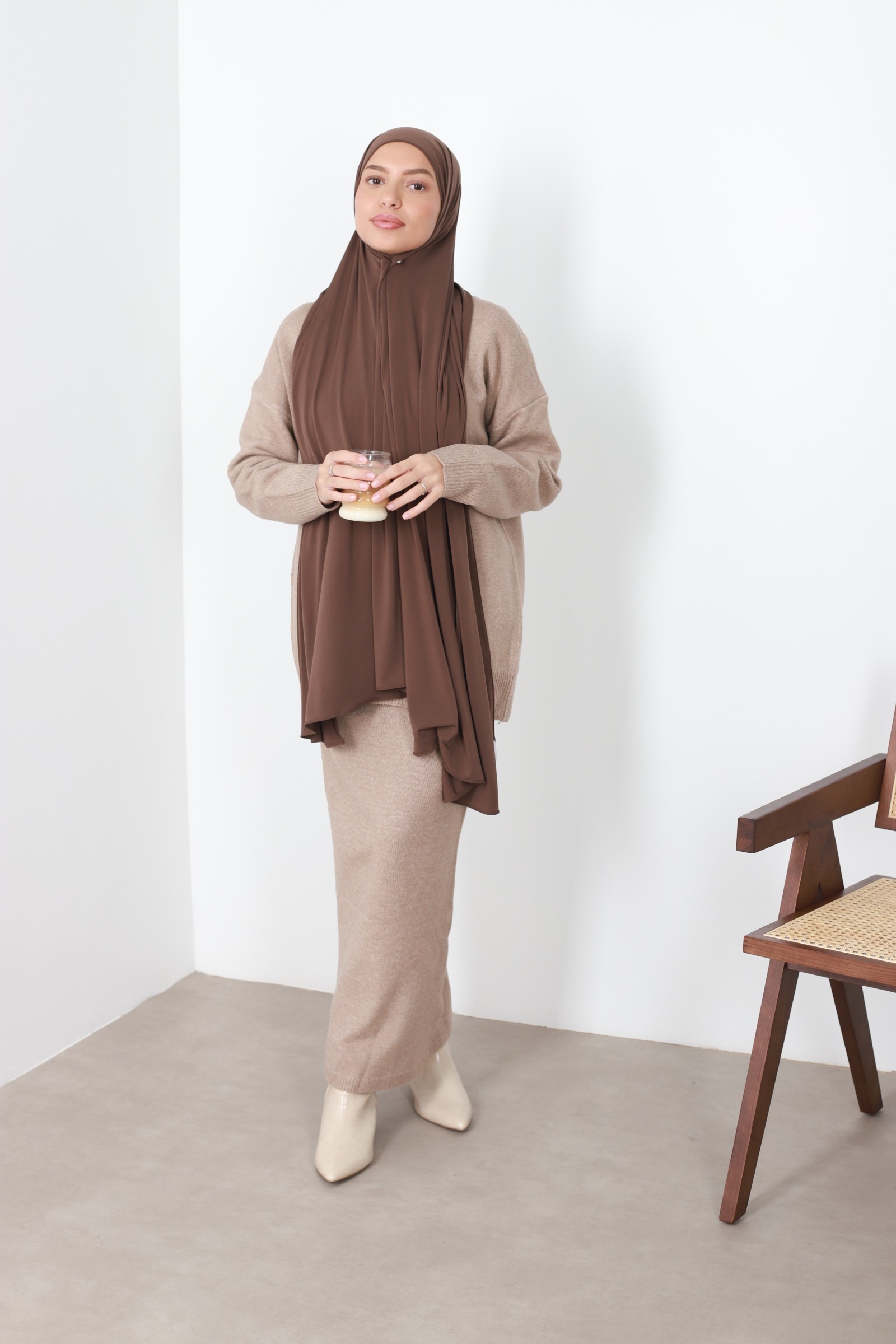Ensemble jupe modeste fashion femme hidjab