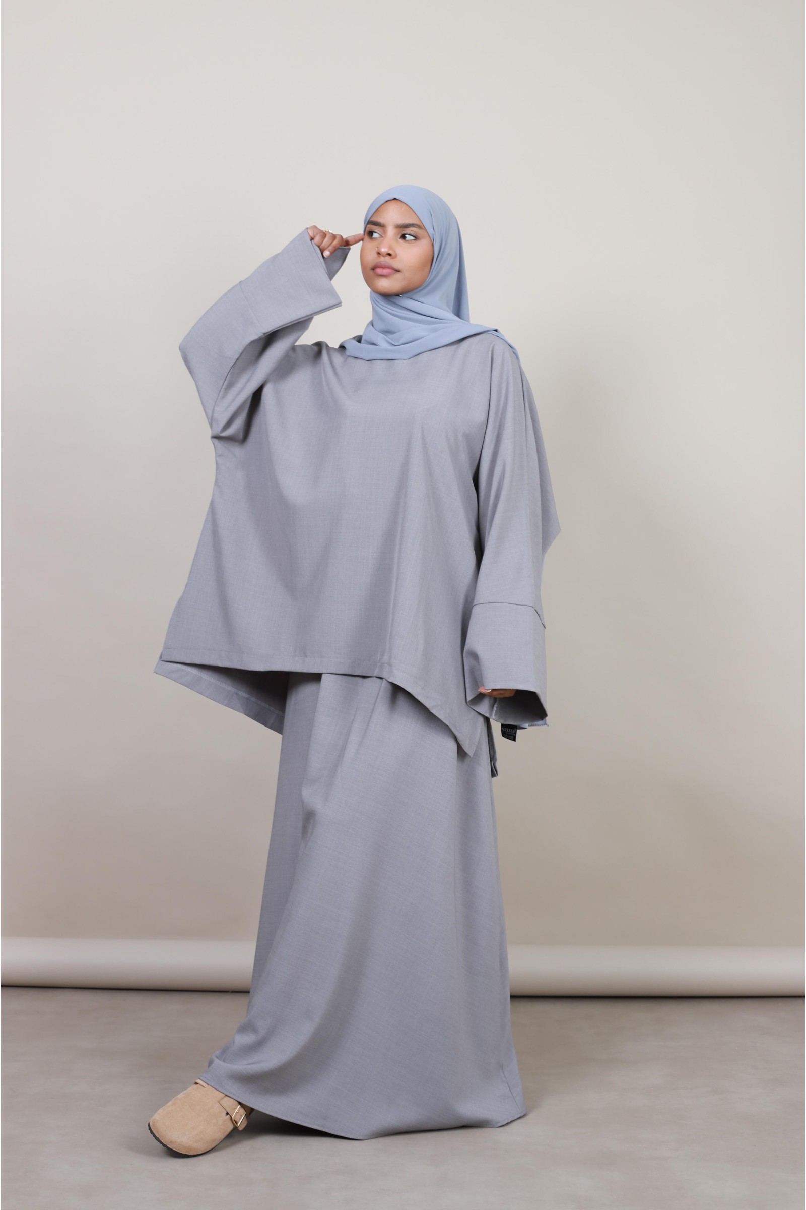 Ensemble modeste fashion hijab femme musulmane